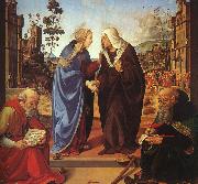 Piero di Cosimo The Visitation and Two Saints oil on canvas